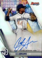 2019 Bowman's Best Best of 2019 Autographs #B19CJA CJ Abrams Refractor Baseball Card