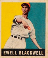 1948 Leaf #39 Ewell Blackwell Baseball Card