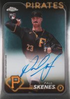 2024 Topps Chrome Update Chrome Baseball Update Series Autographs #RAPS Paul Skenes Baseball Card