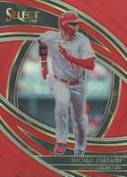 2020 Panini Select #112 Shohei Ohtani Red Prizm Baseball Card