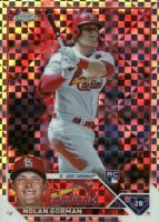 2023 Topps Chrome #192 Nolan Gorman X-Fractor Baseball Card