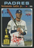 2020 Topps Heritage Real One Autograph #FT Fernando Tatis Jr. Red Ink Baseball Card
