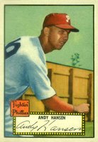 1952 Topps #74 Andy Hansen Red Back Baseball Card