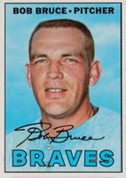 1967 Topps #417e Bob Bruce Rbaves On Back Baseball Card