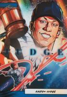 2024 Leaf Web Exclusives #46 Aaron Judge Anime Nation Series 2-Blue Baseball Card