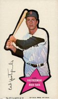 1968 Topps Action All-Star Stickers #13 Carl Yastrzemski Baseball Card