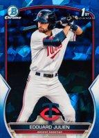 2023 Bowman Sapphire Edition Chrome Prospects #BCP82 Edouard Julien Baseball Card