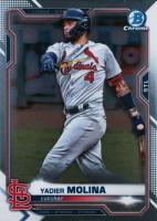 2021 Bowman Chrome #99 Yadier Molina Baseball Card