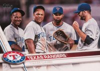 2017 Topps #430 Texas Rangers Baseball Card