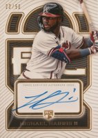 2023 Topps Definitive Collection Definitive Rookie Autographs #DRAMH1 Michael Harris II Baseball Card