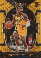 2022 Panini Select #79 Bennedict Mathurin Gold Wave Basketball Card