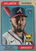 2023 Topps Heritage #30 Michael Harris II Chrome-Refractor Baseball Card