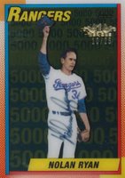 2013 Topps Tier One Clear Reprint Autograph #NR Nolan Ryan Baseball Card