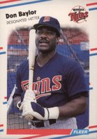 1988 Fleer #2 Don Baylor Baseball Card