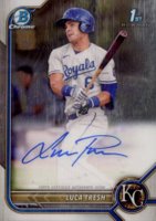 2022 Bowman Chrome Prospect Autographs #CPALTS Luca Tresh Baseball Card