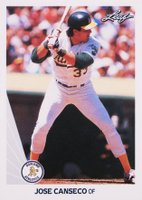 1990 Leaf #108 Jose Canseco Baseball Card