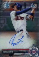 2017 Bowman Draft Chrome Draft Picks Autographs  #CDARL Royce Lewis Baseball Card