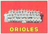 1967 Topps #302 Baltimore Orioles Baseball Card