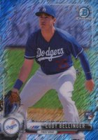 2017 Bowman Chrome Mini #27 Cody Bellinger Bowman Chrome Rookies-Blue Shimmer Refractor Baseball Card