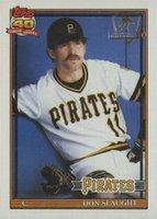1991 Topps Desert Shield #221 Don Slaught Baseball Card