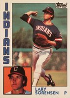 1984 Topps Tiffany #286 Lary Sorensen Baseball Card