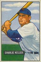 1951 Bowman #177 Charlie Keller Baseball Card