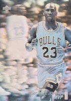 1991 Upper Deck International Award Winner Hologram # Michael Jordan MVP Basketball Card