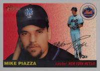 2004 Topps Heritage Chrome #37 Mike Piazza Retrofractor Baseball Card