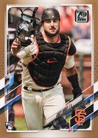 2021 Topps #12 Joey Bart Gold Baseball Card