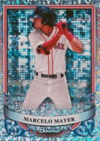 2024 Bowman Sterling Prospects #BSP25 Marcelo Mayer Mini Diamond Refractor Baseball Card
