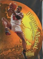 1998 Metal Universe Planet Metal #5 Dennis Rodman Basketball Card