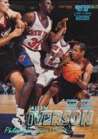 1997 Fleer #300 Allen Iverson Tiffany Basketball Card