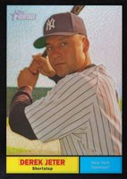 2010 Topps Heritage Chrome #C62 Derek Jeter Black Refractor Baseball Card