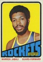 1972 Topps #205 Warren Jabali Basketball Card