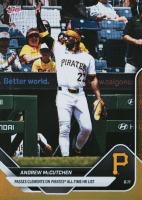 2025 Topps Now #290 Andrew McCutchen Gold Foil Baseball Card