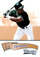 2014 Panini Classics #111 Rickey Henderson Baseball Card
