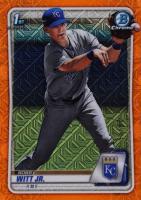 2020 Bowman Chrome Mega Box #BCP25 Bobby Witt Jr. Orange Refractor Baseball Card