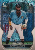 2023 Bowman Mega Box Chrome #61 Junior Caminero Baseball Card
