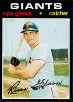 1971 Topps #738 Russ Gibson Short Print Baseball Card
