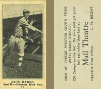 1916 Mall Theatre #11 Jack Barry Baseball Card