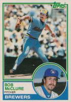 1983 Topps #62 Bob McClure Baseball Card