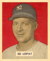 1949 Bowman #229 Ed Lopat Baseball Card