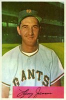 1954 Bowman #169 Larry Jansen Baseball Card