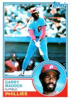 1983 Topps #615 Garry Maddox Baseball Card