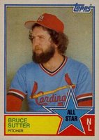 1983 Topps #407 Bruce Sutter Baseball Card