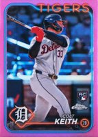 2024 Topps Chrome #2 Colt Keith Pink Refractor Baseball Card