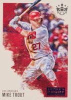 2020 Panini Diamond Kings #114 Mike Trout Artist Proof Blue Baseball Card