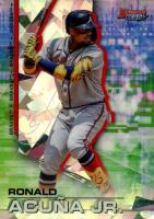 2021 Bowman's Best #52 Ronald Acuna Jr. Atomic Refractor Baseball Card