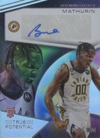 2022 Panini Recon True Potential Signatures #TPSPBI Bennedict Mathurin Basketball Card