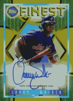 2022 Topps Finest Flashbacks 1995 Finest Autograph #LW Larry Walker Gold Refractor Baseball Card
